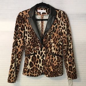 G by Giuliana Rancic Leopard Blazer/Jacket